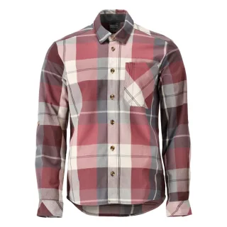 MASCOT Herren Langarmhemd CUSTOMIZED Bordeaux-kariert 4XL - 22904-446-299-4XL