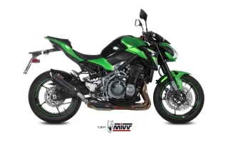 Sport Auspuff MIVV Suono Steel Black Kawasaki Z 900 Bj. 2017-2019 EURO-4 +ABE