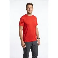 Jack Wolfskin Funktionsshirt TECH T M atmungsaktiv, Kurzarm, mit Rundhalsausschnitt, ohne Verschluss