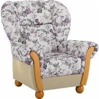 Home affaire Sessel Milano, bequemer Ohrensessel im Landhaus-Stil, Breite 99cm, Hochlehnsessel
