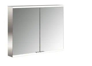 emco LED-Lichtspiegelschrank prime 2 Facelift Aufputz, 800 mm, 2-türig, IP 20 Rückwand verspiegelt 949706224