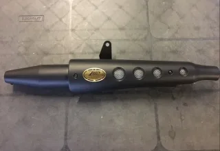 Sport Auspuff ZARD Conical BLACK Edition für Royal Enfield Classic 500 EFI Bj.2018-2020 +ABE