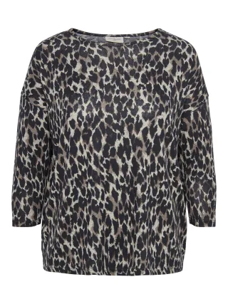 ONLY CARMAKOMA - CARALBA 3/4 TOP NOOS Taupe Gray - Gr. - S-42/44