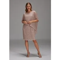 SWING Cocktailkleid - Cocktailkleid mit Überwurf Figurbetonte Passform