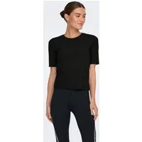 ONLY Play Trainingsshirt ONPSEREN ON 2/4 REG RIB TEE NOOS Regular Fit, mit Rundhalsausschnitt, Kurzarm, elastisch, pflegeleicht