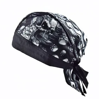 XANES Cycling Skull Bandana Cap Outdoor Quick-drying Sports Headband Moisture-wicking Breathable Headgear One Size