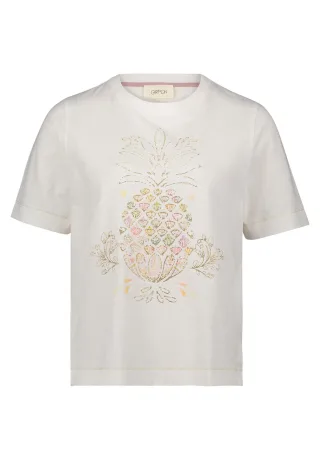 CARTOON - Printshirt patch cream/rosé - Gr. - 36