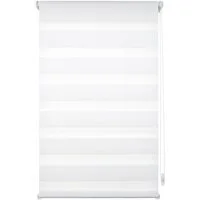 Doppelrollo Klemmfix-Duo-Rollo, Liedeco, Lichtschutz, ohne Bohren, Klemmfix, 1 Stück