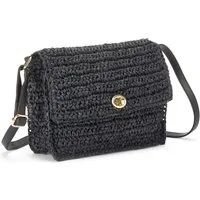 Vivance by Lascana Umhängetasche Strandtasche, Minibag, Henkeltasche, Sommertasche, Crossbody Bag, Handtasche Damen zum Umhängen in modischer Bast-Optik