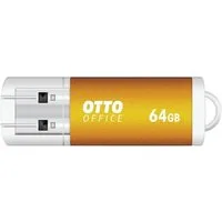 Otto Office Premium USB-Stick (Lesegeschwindigkeit 17 MB/s, mit Verschlusskappe und Schlüsselanhänger-Öse)