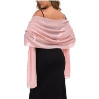 Mutig Modeschal Chiffon Stola für Damen 200x70cm – Eleganter, (leichter Schal aus weichem Chiffon, Schultertuch), für Abendkleid, Hochzeit, Braut, festliche Anlässe, Sommer, Party