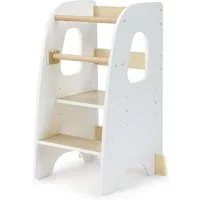 Ezebaby Tritthocker Lernturm höhenverstellbar für Kinder ab 1.5 Jahr, Küchenhilfe