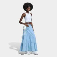 adidas Originals Sweatrock DENIM SKIRT lässiger Jeansrock, sportlicher Stil, aus Baumwolle, mit Gummizug