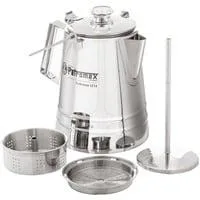 Perkomax Perkolator le14, Kaffeebereiter edelstahl