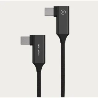 Moment Superflex Right-Angle USB-C to USB-C Cable 10 cm
