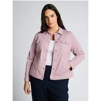 TOM TAILOR PLUS Jeansjacke Jacken Plus Size - Jeansjacke mit Eingriffstaschen