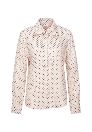 seidensticker - MINU BLUSE MIT SCHLEIF Off White - Gr. - 44