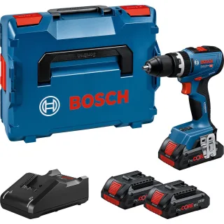 Bosch Akku-Schlagbohrschauber GSB 18V-65, 2 x Akku ProCORE18V 4.0Ah, L-BOXX 136 - 06019N3306