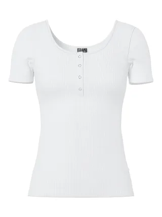 PIECES - PCKITTE SS TOP JRS NOOS BC Bright White - Gr. - L
