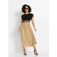 bonprix Jerseykleid (1-tlg) für Frühling und Sommer, aus Viskose und Elasthan, mit kurzem Arm
