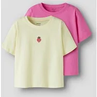 Name It T-Shirt NMFVICTORIA 2P SS NREG TOP (Packung, 2-tlg)