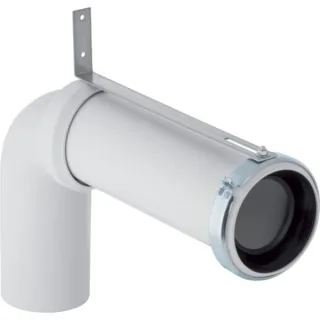 Geberit Anschluss-Set zu WC mit Abgangsbogen Stutzen und Befestigungswinkel 152647001