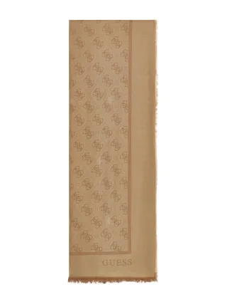 Guess Accessories - JACQUARD SCARF 70X180 BEIGE