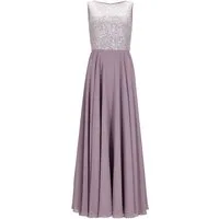 SWING Abendkleid - elegantes Maxikleid - Pailletten- Chiffon- Kleid - Fällt klein aus, bitte eine Größe größer bestellen.