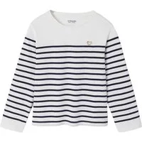 vertbaudet Langarmshirt Geringeltes Mädchen Shirt