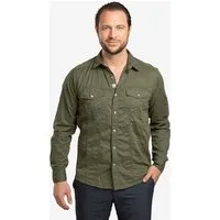Checker Jeanshemd Dynasty Denim bluse longsleeve langarm