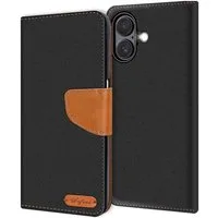 CoolGadget Handyhülle Denim Schutzhülle Flip Case für Apple iPhone 17 6,3 Zoll, Book Cover Handy Tasche Hülle für iPhone 17 Klapphülle