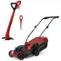 Einhell Akkurasenmäher GE-CM 18/32, 32 cm Schnittbreite, (Set, inkl. Akku-Rasentrimmer GC-CT 18/24), ohne Akku und Ladegerät