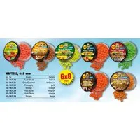 Behr Kunstköder Wafters Spar Set 6x8mm Hakenköder schwimmend 20g - 6 Aromen Karpfen, (6-St), Tolle Farben