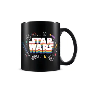 Star Wars - Kaffeebecher "Pride", Regenbogen (Schwarz)