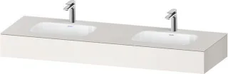 Duravit Qatego Einbauwaschtisch mit Konsole Weiß Supermatt 1600x550x170 mm - QA4695084840000 QA4695084840000