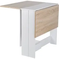 JEOBEST Esstisch Esszimmertische, Küchentisch, Arbeitstisch, Klappbar für 2-4 Personen, (1 Tisch), Eiche 103 x 76 x 73.5 cm