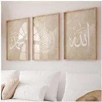 WANDKIND Poster Islam Set Premium IP702, Islamisches Poster
