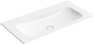 Villeroy & Boch Schrankwaschtisch Finion 4164 1000x500mm, ohne Hahnloch, ohne Überlauf Eckig Weiß A 4164A3R1
