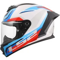 LS2 Motorradhelm FF820 Rapid III Hyper Helm, Atmungsaktiv, Pinlock, Ratschenverschluss, Waschbar, ECE 22.06