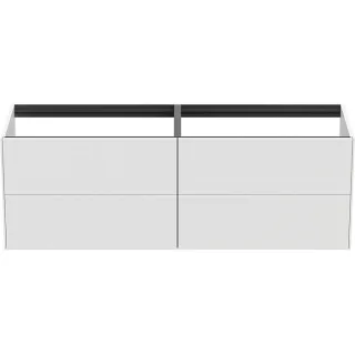 Ideal Standard Conca Waschtisch-Unterschrank T3990Y1 ohne Waschtisch-Platte, 4 Auszüge, 160x50,5x54 cm, Weiß matt lackiert
