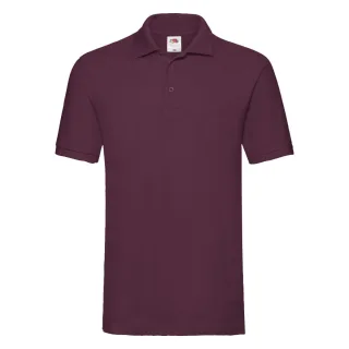 Fruit of the Loom - "Premium" Poloshirt für Herren (Burgunderrot)
