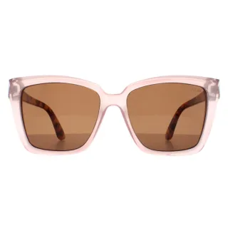 Atum Eden C2 glÃ¤nzende transparente Sonnenbrille mit braunem Farbverlauf