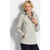 GOLDNER Outdoorjacke Outdoor-Jacke mit Kapuze Übergangsjacke mit Stehkragen, Reißverschluss, Taschen und Langarm