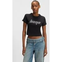 HUGO T-Shirt Dalia mit Grafik-Artwork