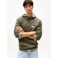 Tommy Jeans Sweatshirt TJM REG ESSENTIAL FLAG HOOD EXT mit bedruckten Markenlogo auf Brusthöhe