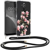 kwmobile Etui Hülle für Huawei Mate 20 Lite, Silikon Handyhülle mit Kette - Handykette Handyband