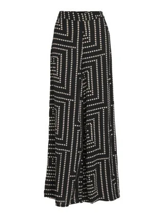 VILA - VIFRELLI KLIO HW WIDE PANTS black beauty - Gr. - 34
