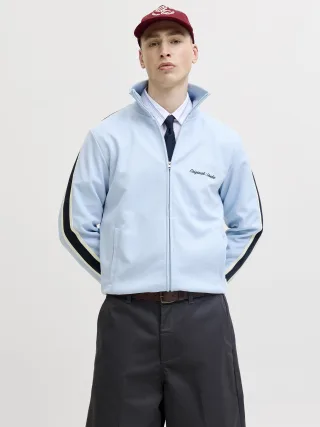 JACK&JONES - JORCOTEDAZUR SWEAT HIGH NECK Cashmere Blue - Gr. - M