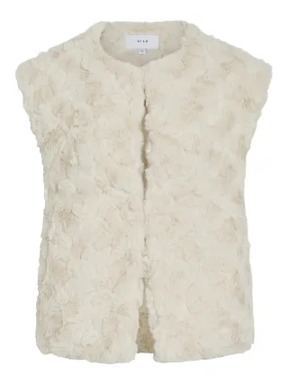 VILA - VIDORTE NEW S/L VEST/PB Birch - Gr. - 38