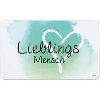 KESPER® Frühstücksbrett Dekor-Frühstücksbrettchen Motiv LIEBLINGSMENSCH, (1-St)